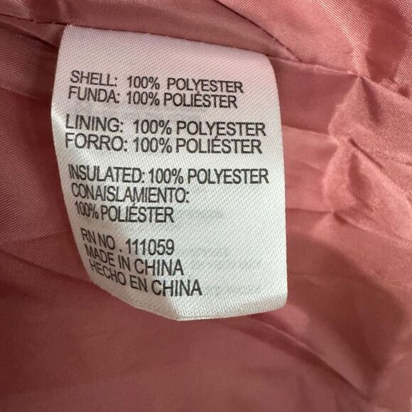Pulse women’s rose colored puffer vest size medium - Picture 6 of 6
